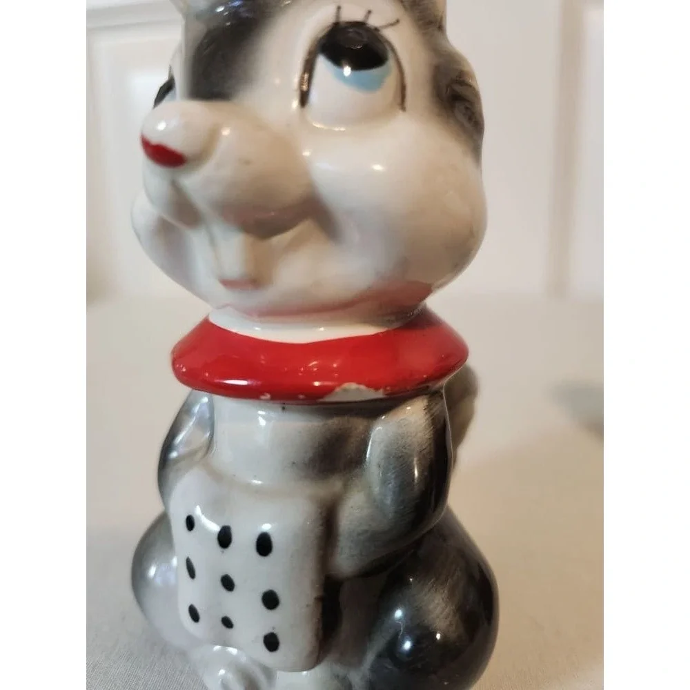 Chipmunk Dressed for Winter Salt and Pepper Shakers